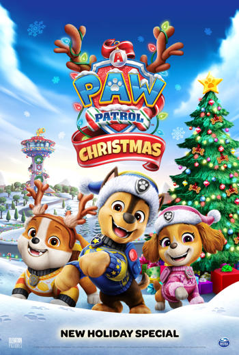 A Paw Patrol Christmas poster