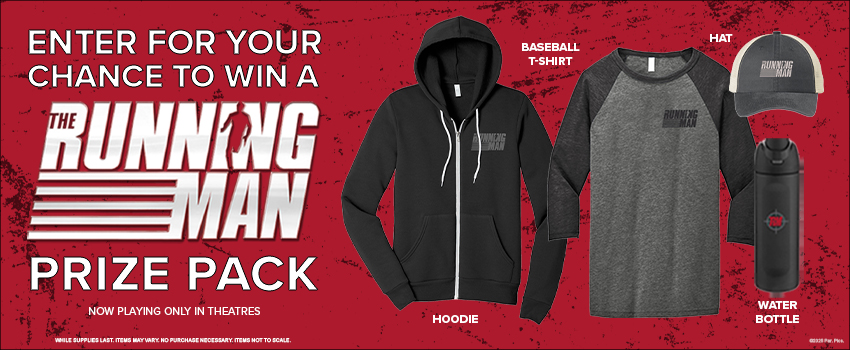 The Running Man - Prize Pack Contest image