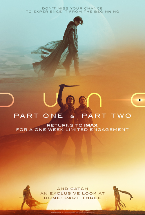 Dune: Part One and Two Double Feature - IMAX poster